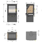 Elk With Stand - Brass - Defra Approved - 5kw - Eco Design Approved - Woodburning / Multi-Fuel Stove Elk With Stand - Brass - Defra Approved - 5kw - Eco Design Approved - Woodburning / Multi-Fuel Stove